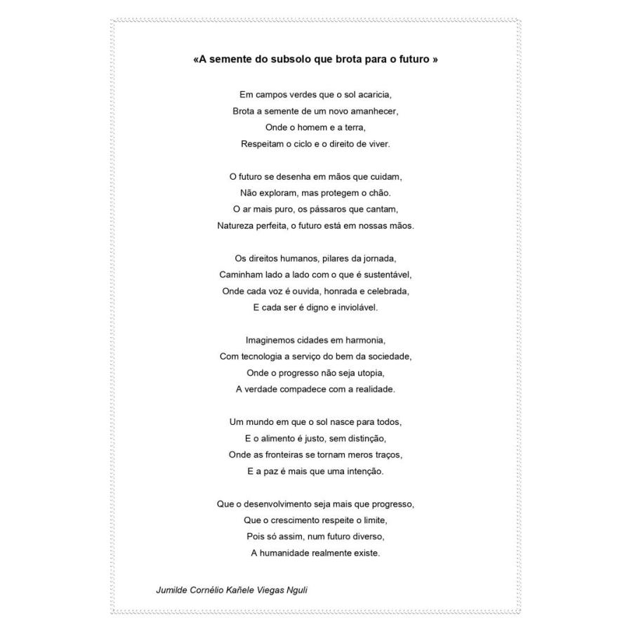 Poema de Jumelde Cornélio Kañele Viegas Nguli